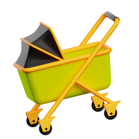 Baby Stroller  3D Icon