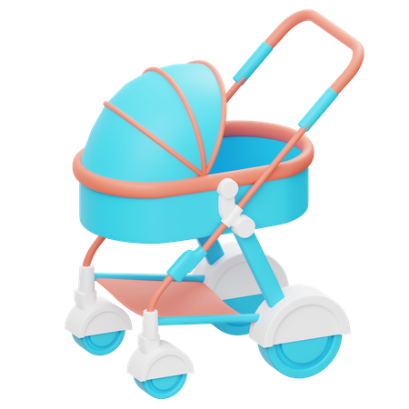 Baby Stroller  3D Icon
