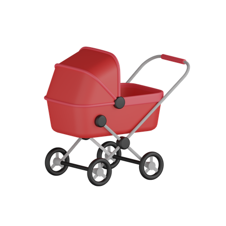 Baby Stroller  3D Icon