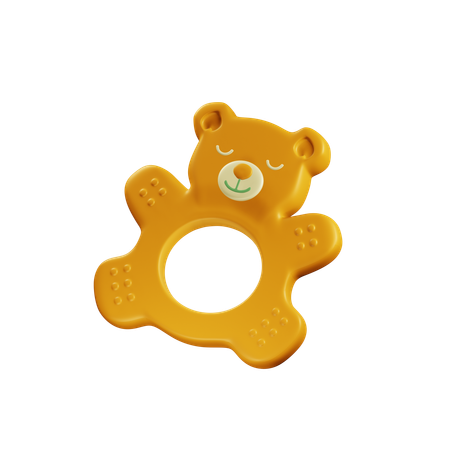 Baby Teething Ring  3D Icon