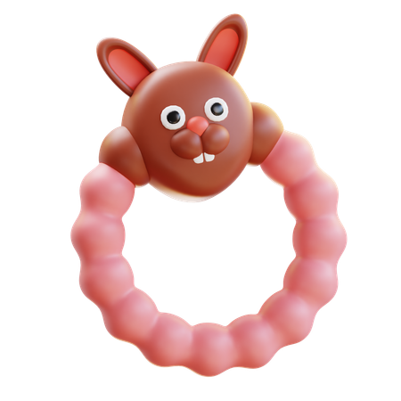 Baby Teething Ring  3D Icon