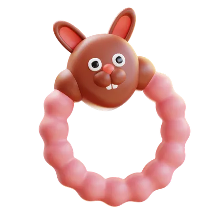 Baby Teething Ring  3D Icon