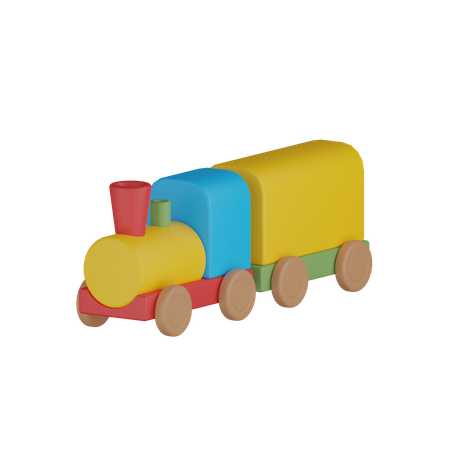 Baby Train 3D Icon