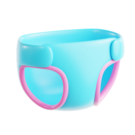 Baby Underwear  3D Icon
