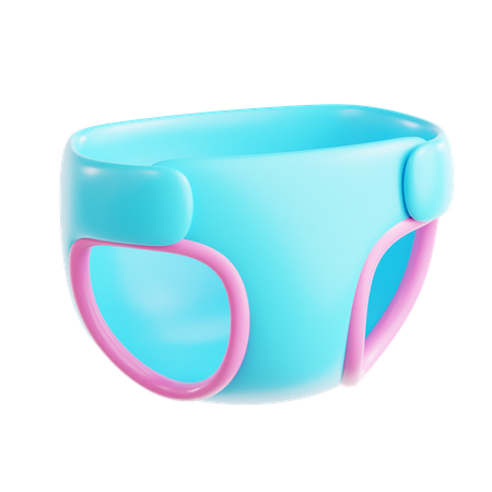 Baby Underwear  3D Icon