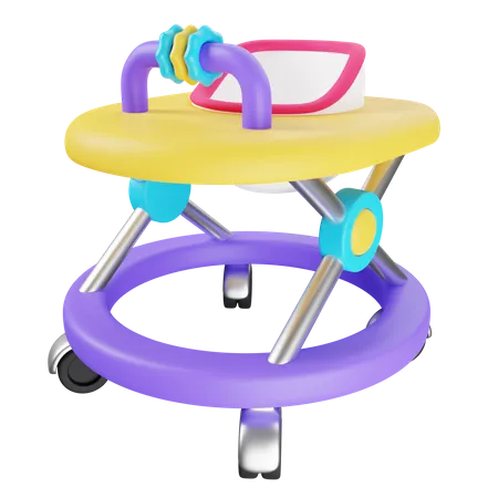 Baby Walker  3D Icon