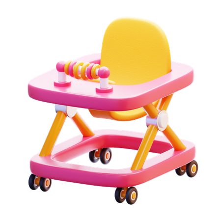 BABY WALKER  3D Icon