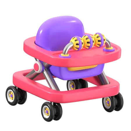 Baby Walker  3D Icon