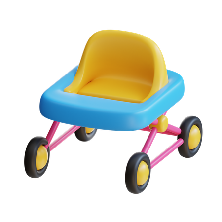 Baby Walker  3D Icon