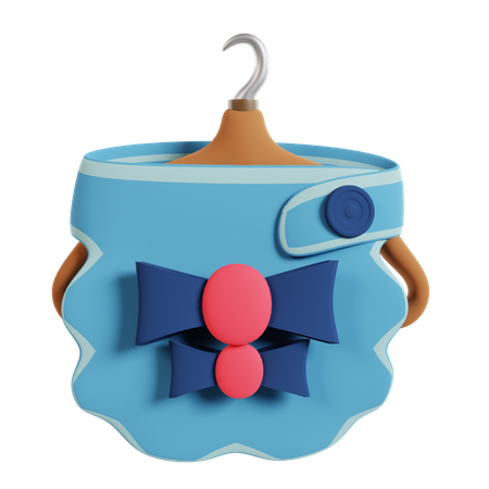 Baby Windelhose  3D Icon