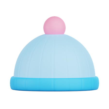 아기 겨울 모자  3D Icon