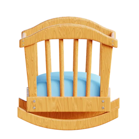 Babybett  3D Illustration