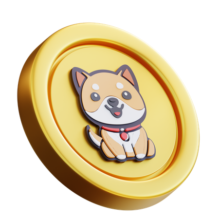 Babydoge Coin  3D Icon