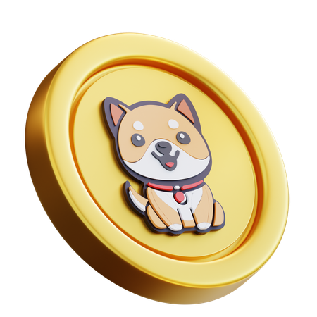 Babydoge Coin  3D Icon