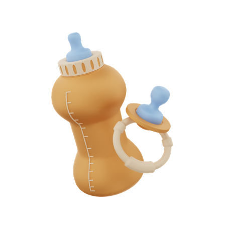 Nuckelflasche  3D Icon