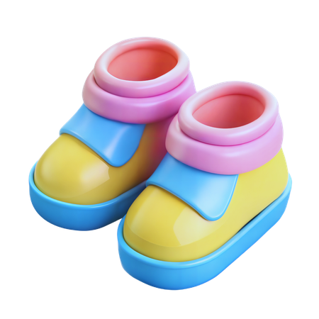 Baby Schuhe  3D Icon