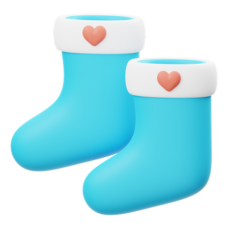 Babysocken  3D Icon