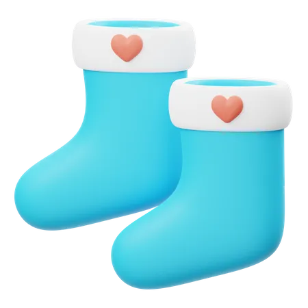 Babysocken  3D Icon