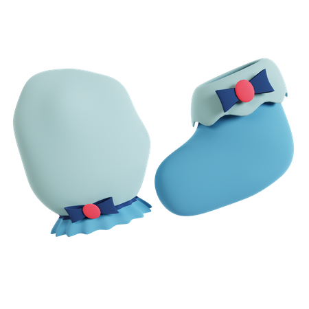 Babysocken  3D Icon