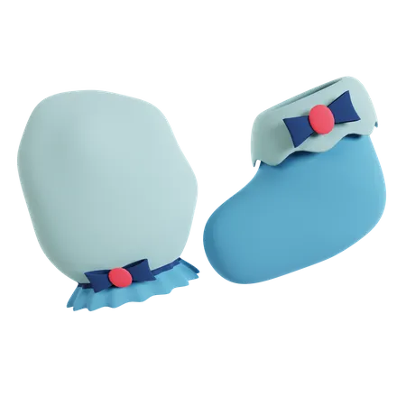 Babysocken  3D Icon