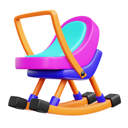 Babywippe  3D Icon