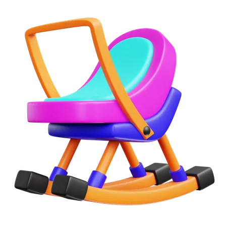 Babywippe  3D Icon