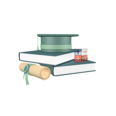 Bachelor-Bücher  3D Icon