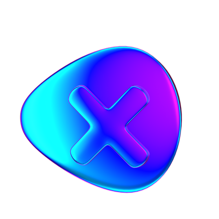 Back  3D Icon