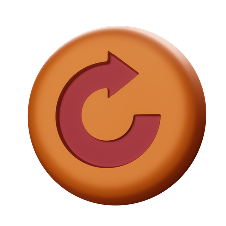 Back  3D Icon