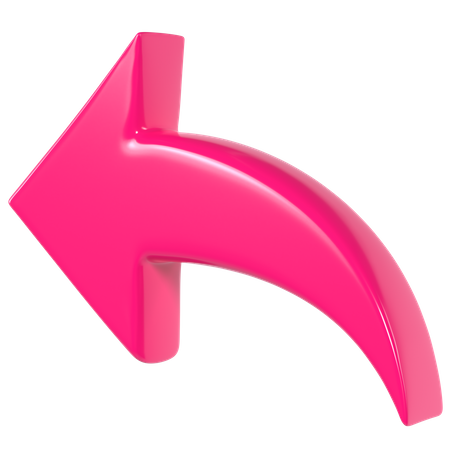 Back  3D Icon