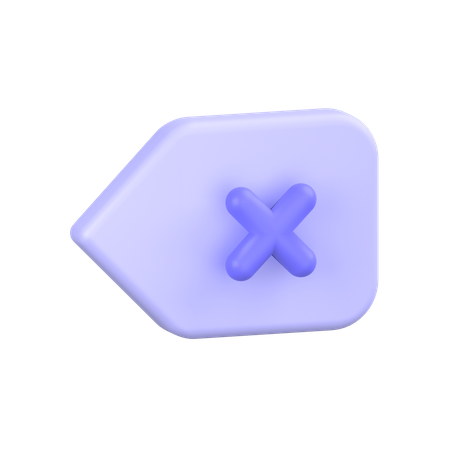 Back  3D Icon