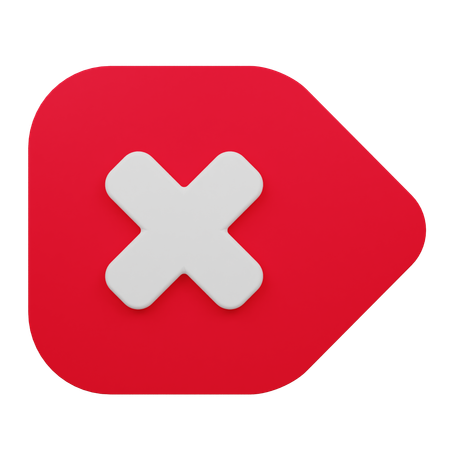 Back  3D Icon