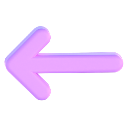 Back Arrow  3D Icon