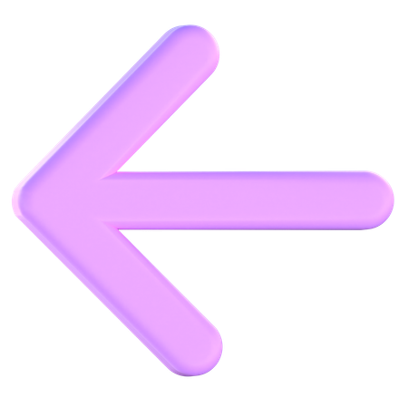 Back Arrow  3D Icon
