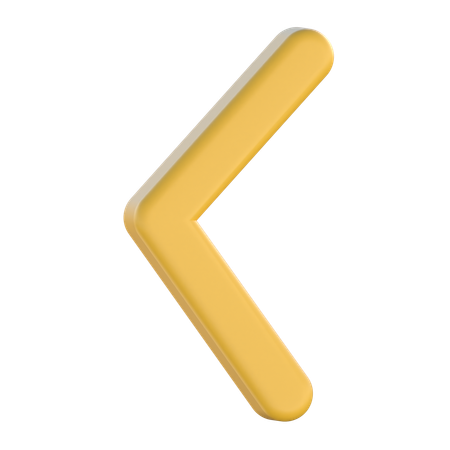 Back Arrow  3D Icon
