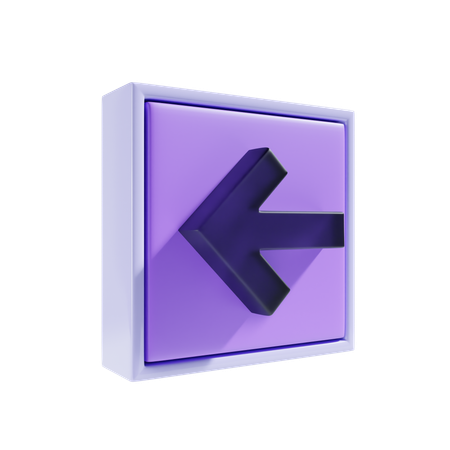 Back Arrow  3D Icon