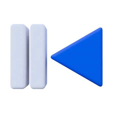 Back Arrow  3D Icon