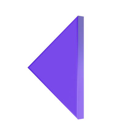 Back Arrow  3D Icon