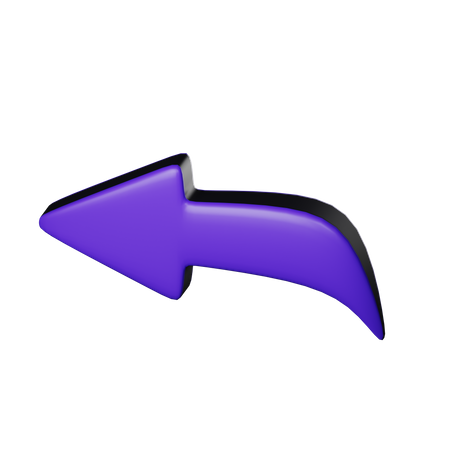 Back Arrow  3D Icon