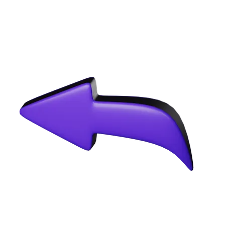 Back Arrow  3D Icon