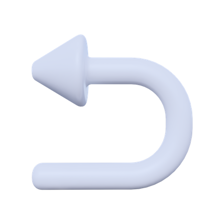 Back Arrow  3D Icon