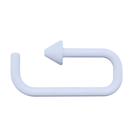 Back Arrow  3D Icon