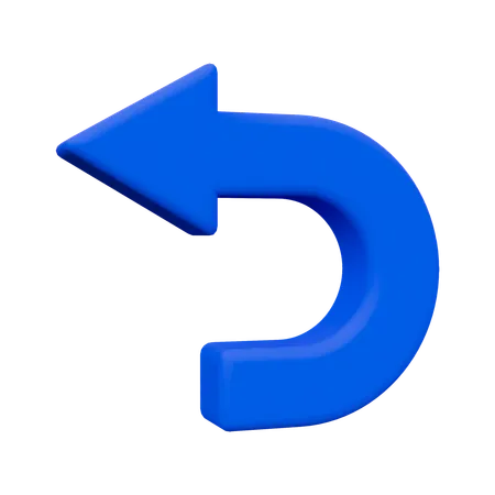 Back Arrow  3D Icon