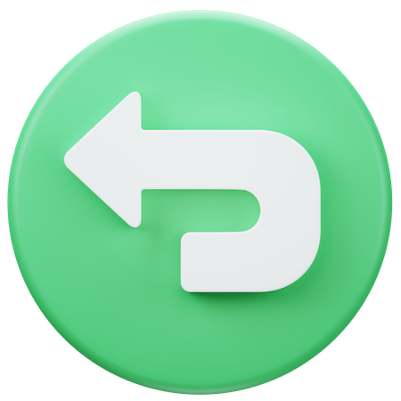 Back Arrow  3D Icon