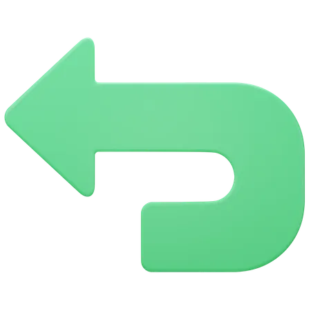 Back Arrow  3D Icon