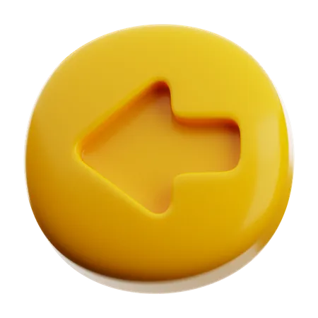 Back Arrow  3D Icon