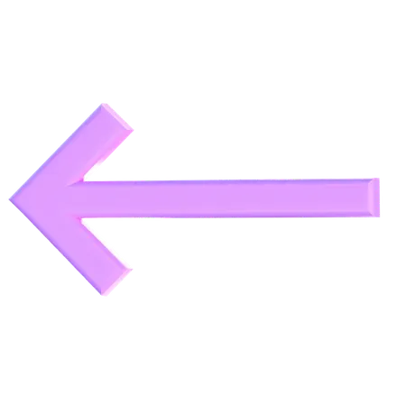 Back Arrow  3D Icon