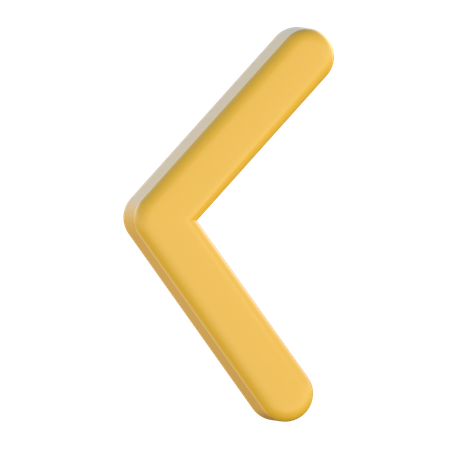 Back Arrow  3D Icon
