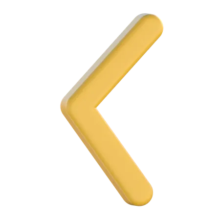 Back Arrow  3D Icon