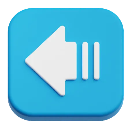Back Arrow  3D Icon